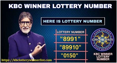 kbc lottery winner 2023 whatsapp  LiveKBC Lottery Winner 2023 Kbc Lucky Draw lottery Head Department Official Helpline Number